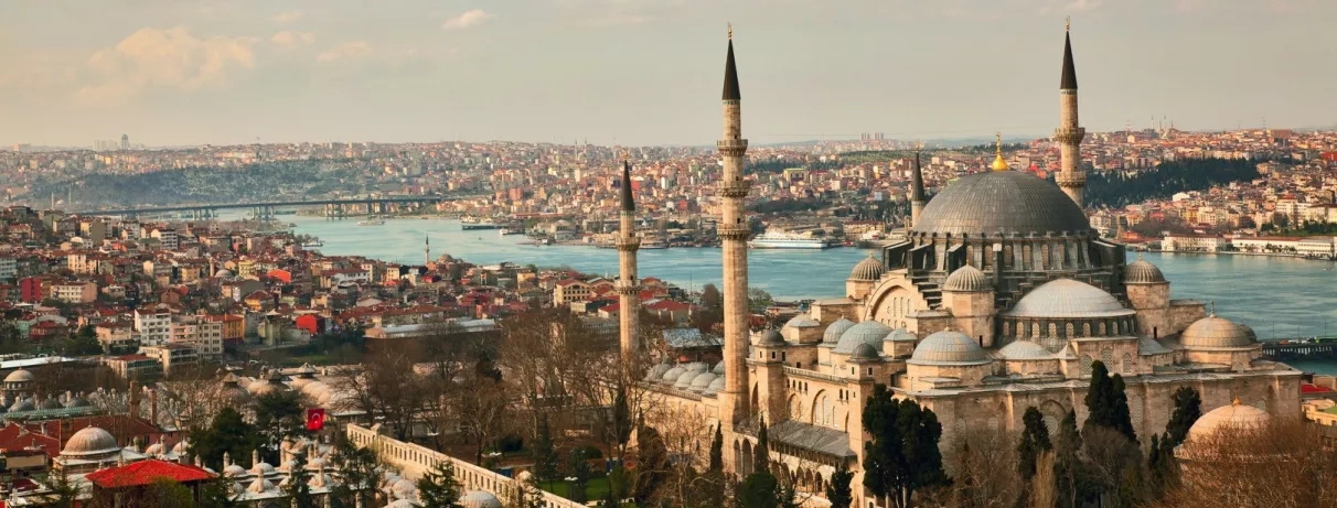 vue de la mosquée d'Istanbul