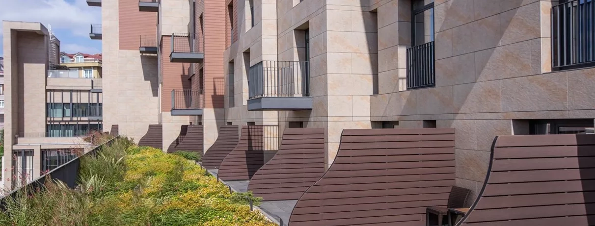 façade des bâtiments de l'hôtel 