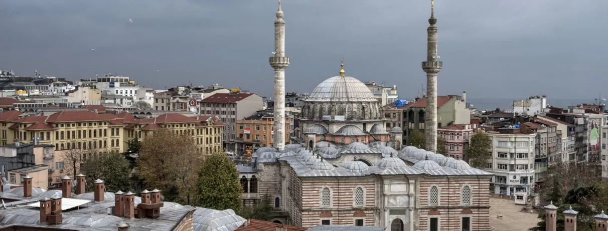 vue sur le centre ville d'istanbul