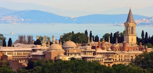 vue sur le palais de Topkapi d'Istanbul