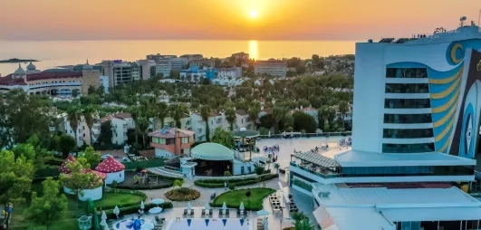 vue d'ensemble de l'infrastructure de l'hôtel