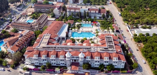 vue de l'infrastructure de l'hôtel