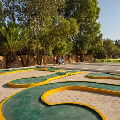 Parcours de mini-golf 