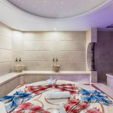 espace de détente avec un bain turc 