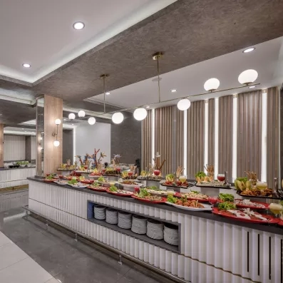 comptoir à buffet en long