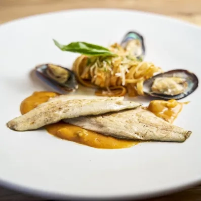 plat poisson et pates