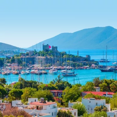 vue sur le port de Bodrum