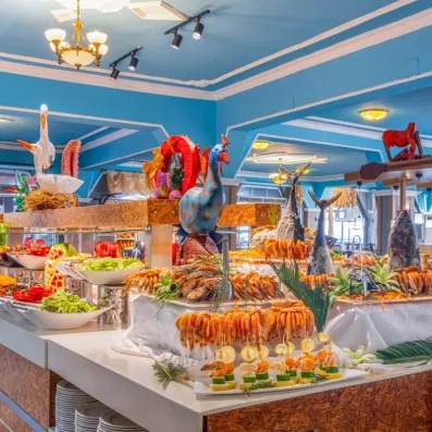 buffet de fruits de mer