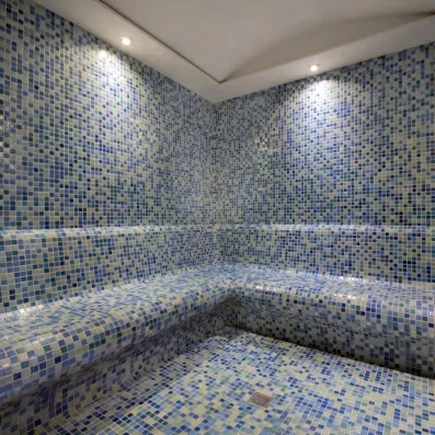 espace de détente avec un hammam