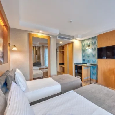 chambre standard avec deux lits simples