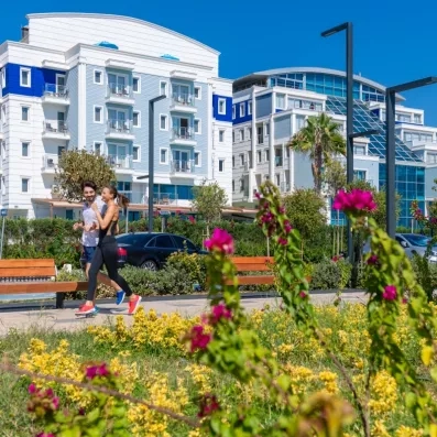 vue de l'extérieur avec la jardin de l'hôtel