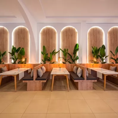 salle de restaurant à la carte intérieur