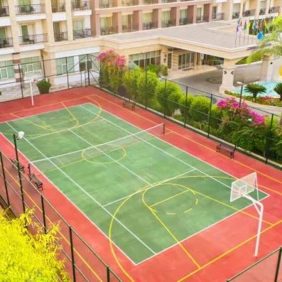 grand terrain de sport extréieur