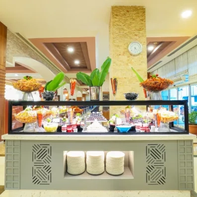 comptoir de buffet du restaurant