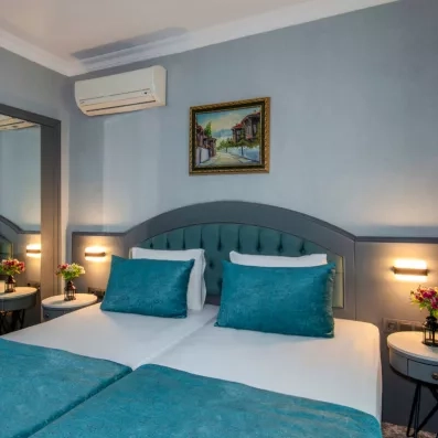 chambre standard avec deux lits simples