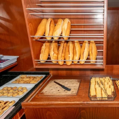 vue de près du buffet