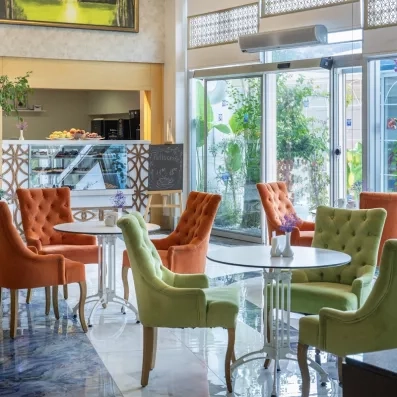 vente de pâtisserie avec un coin pour déguster