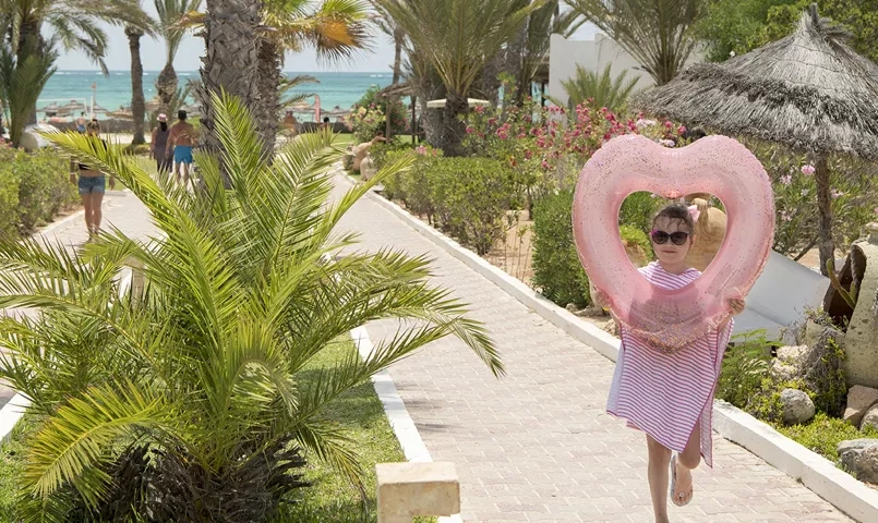 Enfants bouée coeur